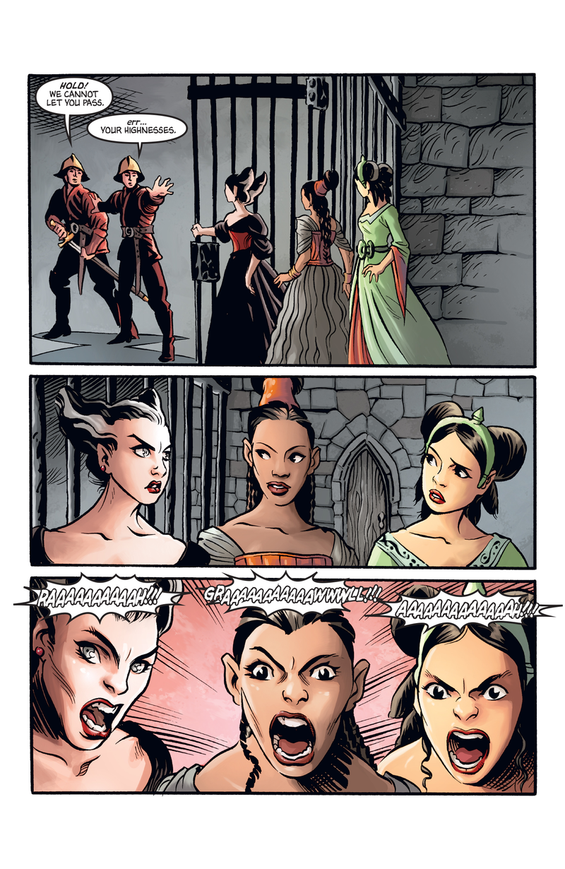 Illustration for article titled Exclusive Oni preview: Damsels cause the distress in Princess Ugg #8